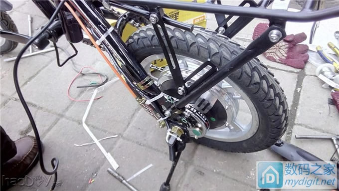 《开心大维哥作品》玩儿个大的,改装一台代驾神器(迷你折叠自行