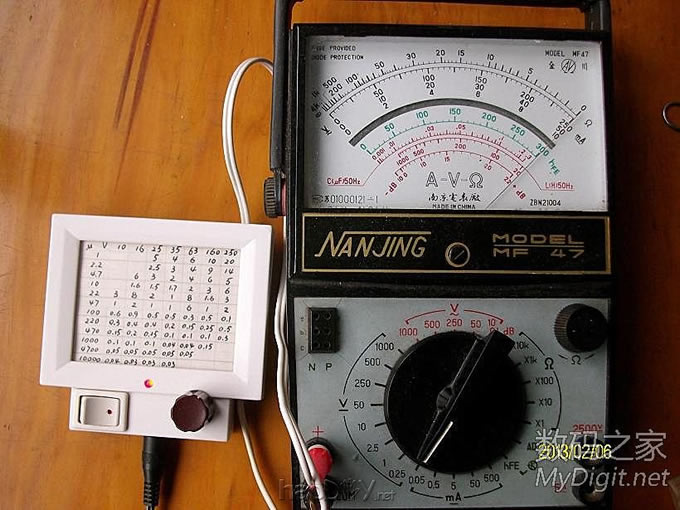 自制双量程(Rx1和Rx0.1)ESR电容表 自制双量程(Rx1和Rx0.1)ESR电容表