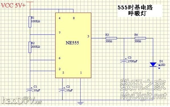 电子爱好者业余制作——呼吸灯 电子爱好者业余制作——呼吸灯