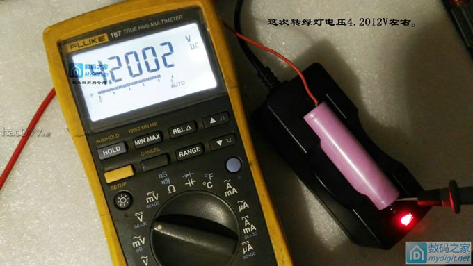 拆改论坛18650充电器,三星“蛋充”截止电压高的可以串小阻值电