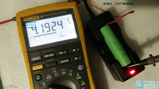 拆改论坛18650充电器,三星“蛋充”截止电压高的可以串小阻值电