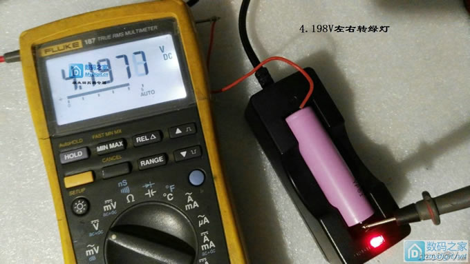 拆改论坛18650充电器,三星“蛋充”截止电压高的可以串小阻值电