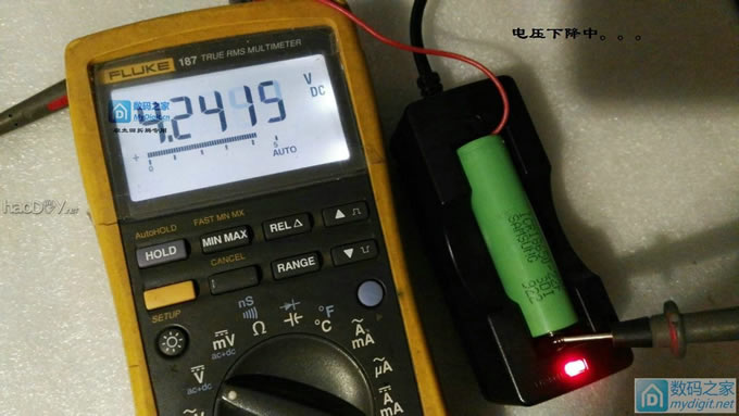 拆改论坛18650充电器,三星“蛋充”截止电压高的可以串小阻值电