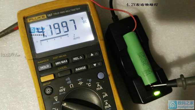 拆改论坛18650充电器,三星“蛋充”截止电压高的可以串小阻值电