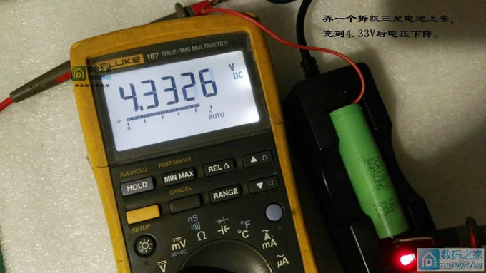 拆改论坛18650充电器,三星“蛋充”截止电压高的可以串小阻值电