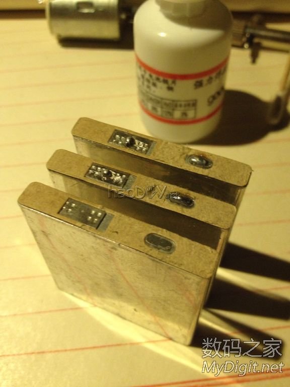 有了这玩意锂电池电极焊接不再是难事了。。。效果不比点焊差哟 有了这玩意锂电池电极焊接不再是难事了。。。效果不比点焊差哟