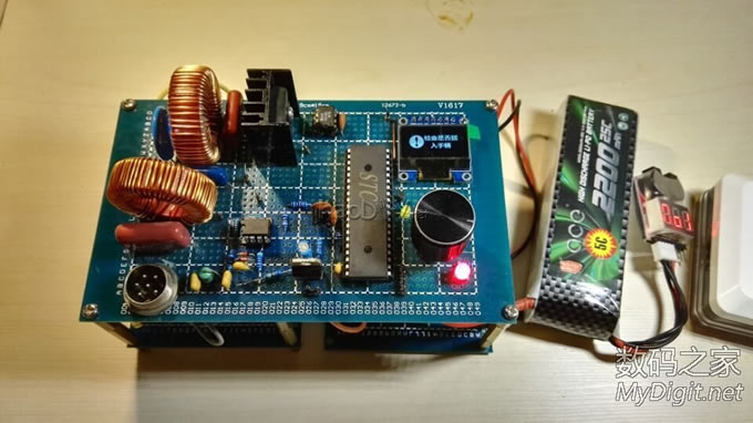 DIY的高频感应烙铁有了阶段性进展,发来晒晒!STC直接驱动,OLED显示,7秒化锡! DIY的高频感应烙铁有了阶段性进展,发来晒晒!STC直接驱动,OLED
