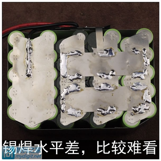 夜钓利器,松下12V50Ah电池组带外壳制作全过程