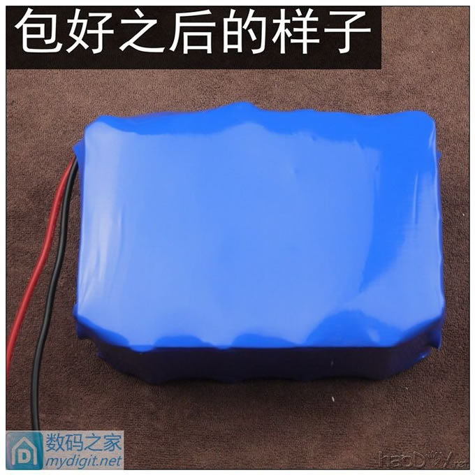 夜钓利器,松下12V50Ah电池组带外壳制作全过程