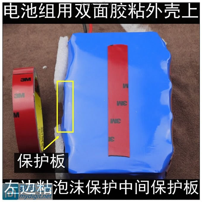 夜钓利器,松下12V50Ah电池组带外壳制作全过程