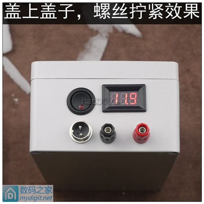 夜钓利器,松下12V50Ah电池组带外壳制作全过程