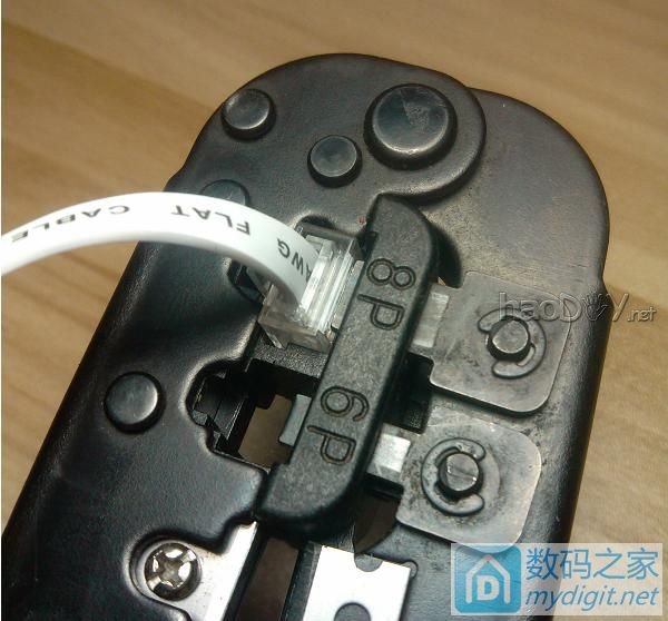 制作千兆扁网线头