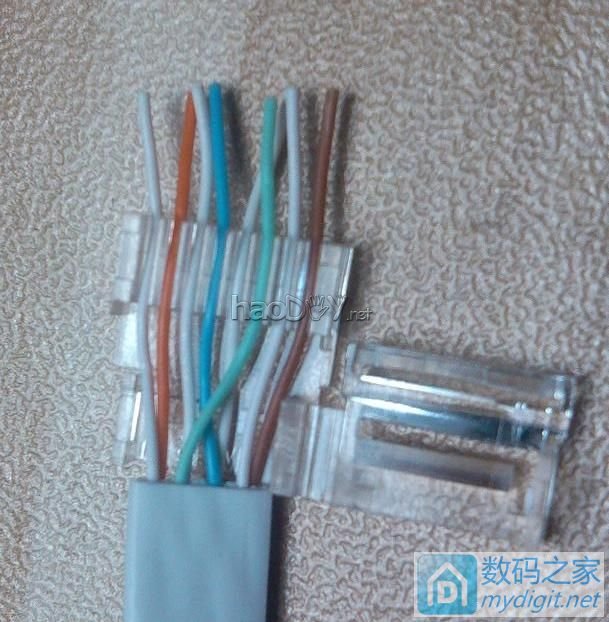 制作千兆扁网线头 制作千兆扁网线头