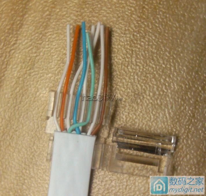 制作千兆扁网线头 制作千兆扁网线头