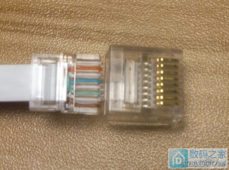 制作千兆扁网线头 制作千兆扁网线头