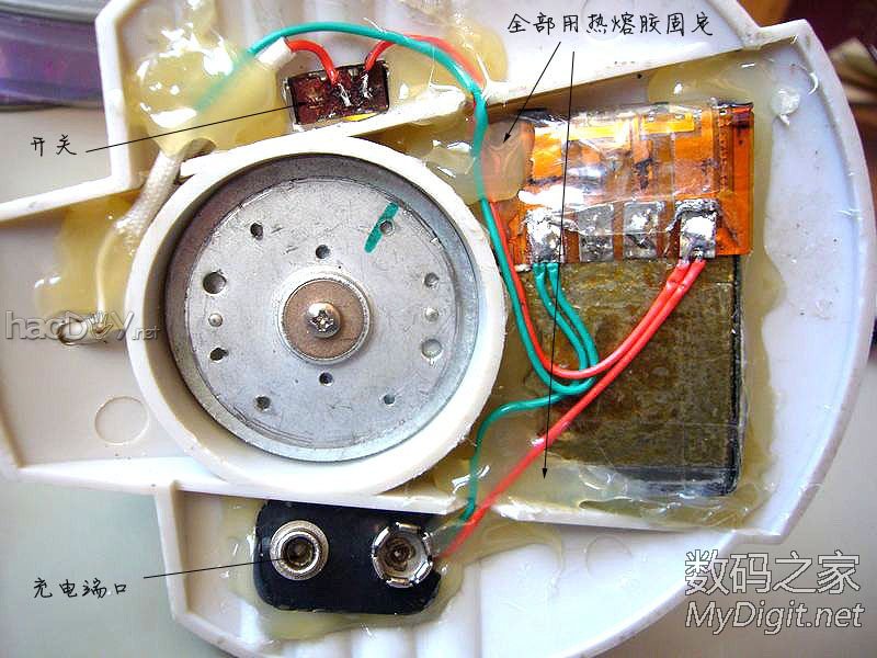 DIY DVD光盘时钟:夜晚灯光照明