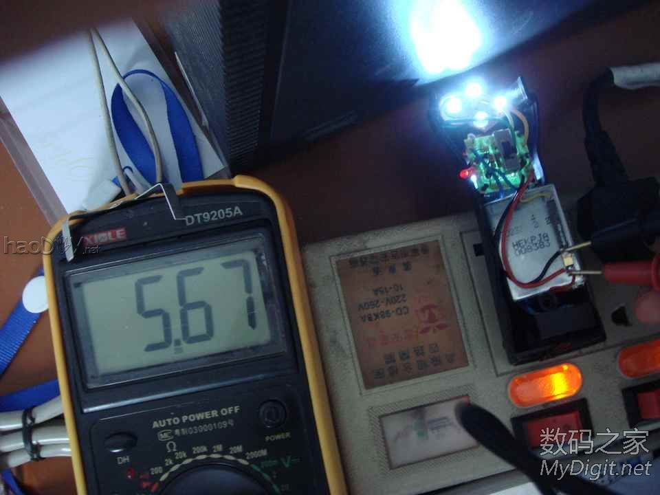 铅酸蓄电池LED手电改锂电池的两个方案