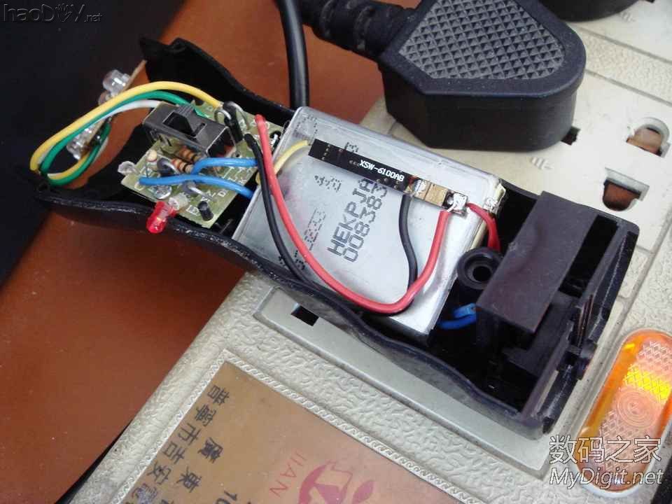 铅酸蓄电池LED手电改锂电池的两个方案