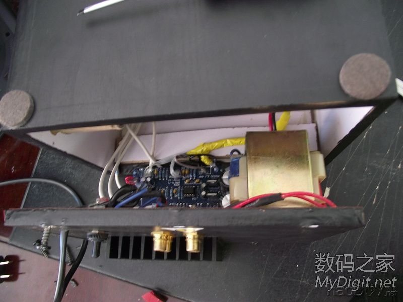 纯手工打造MP3解码+2.1木质有源音箱