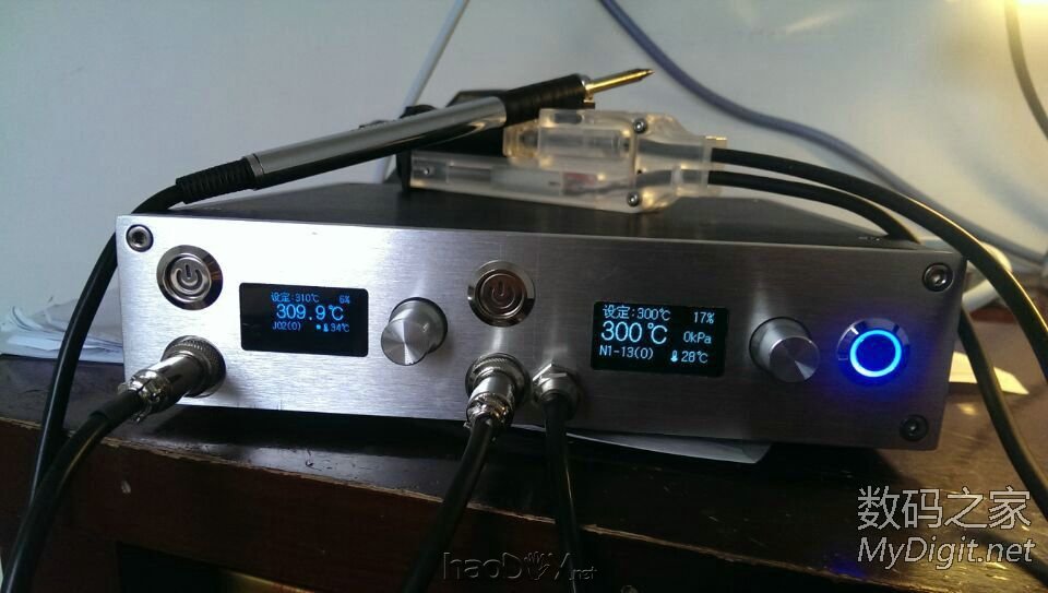 工作正常 OLED焊台、吸锡二合一