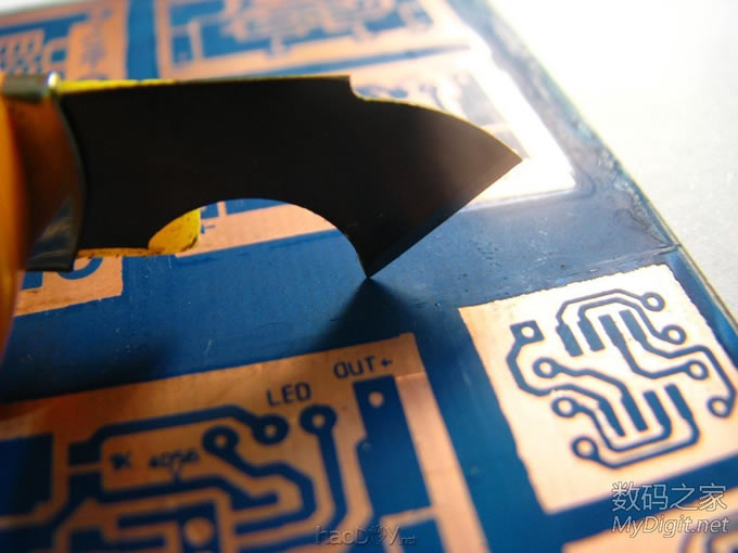 【新人报道】感光油墨制TP4056四并充电板PCB制板全程【请注意2楼