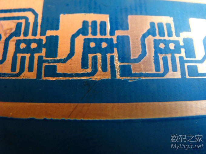 【新人报道】感光油墨制TP4056四并充电板PCB制板全程【请注意2楼