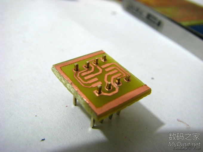 【新人报道】感光油墨制TP4056四并充电板PCB制板全程【请注意2楼