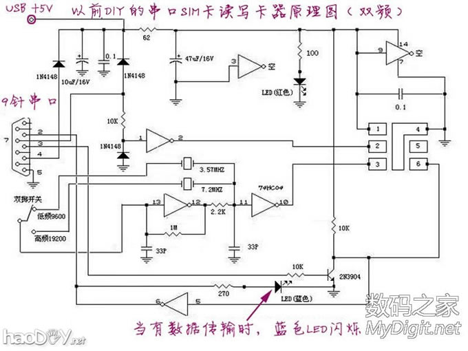 DIY一款USB接口手机SIM卡读写卡器, DIY一款USB接口手机SIM卡读写卡器,