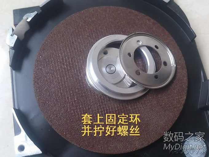 老希捷硬盘+角磨机磨片,超简单打造打磨机的方法