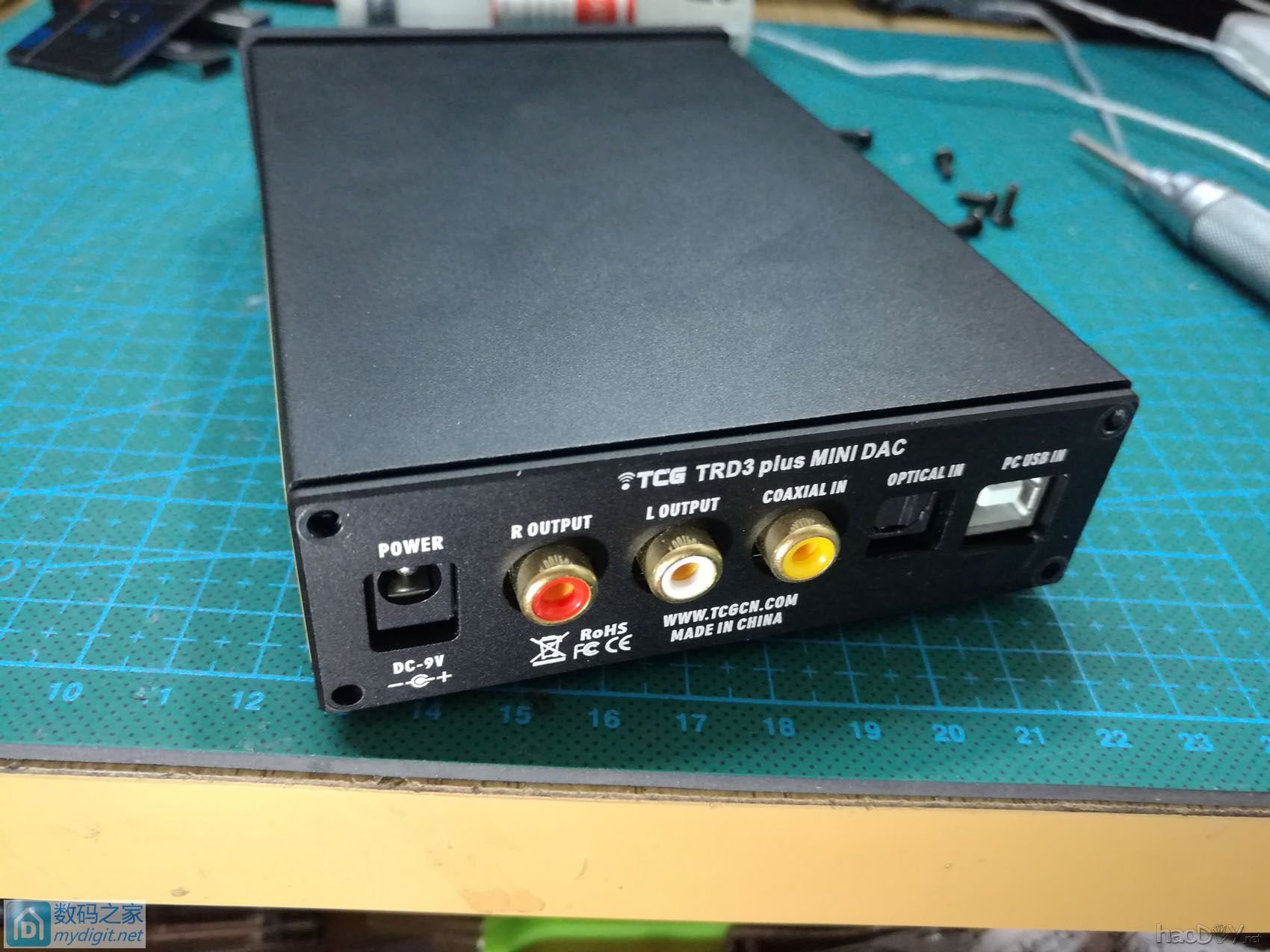 听科技TRD3Plus DAC解码加耳放一体机拆解及DIY线性电源(仅发数