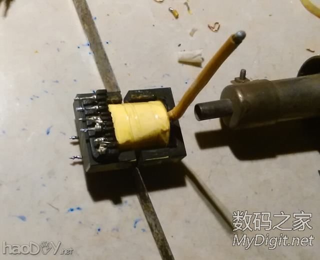【ATX改可调】 变压器的绕法  就地取材 【ATX改可调】 变压器的绕法  就地取材