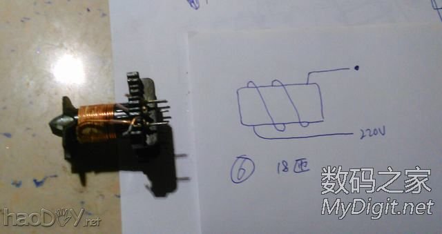 【ATX改可调】 变压器的绕法  就地取材 【ATX改可调】 变压器的绕法  就地取材