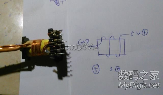 【ATX改可调】 变压器的绕法  就地取材 【ATX改可调】 变压器的绕法  就地取材