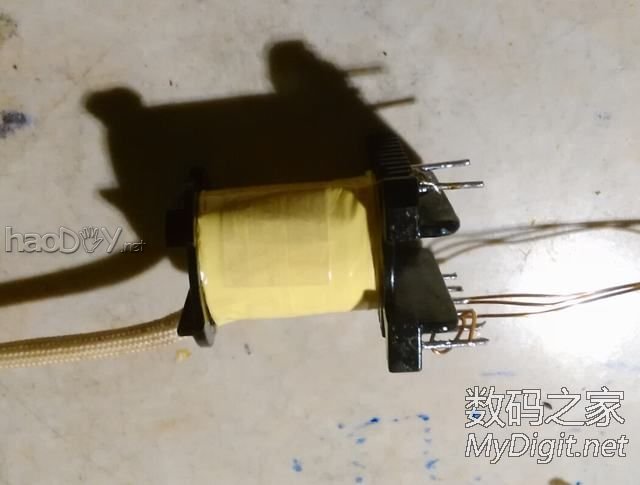 【ATX改可调】 变压器的绕法  就地取材