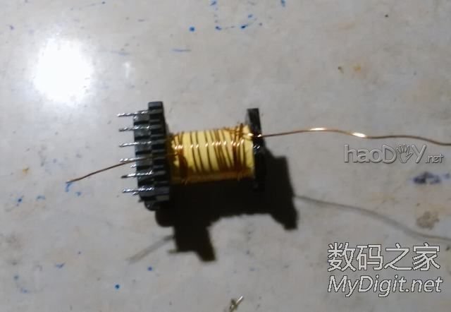 【ATX改可调】 变压器的绕法  就地取材