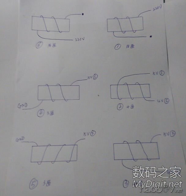 【ATX改可调】 变压器的绕法  就地取材 【ATX改可调】 变压器的绕法  就地取材