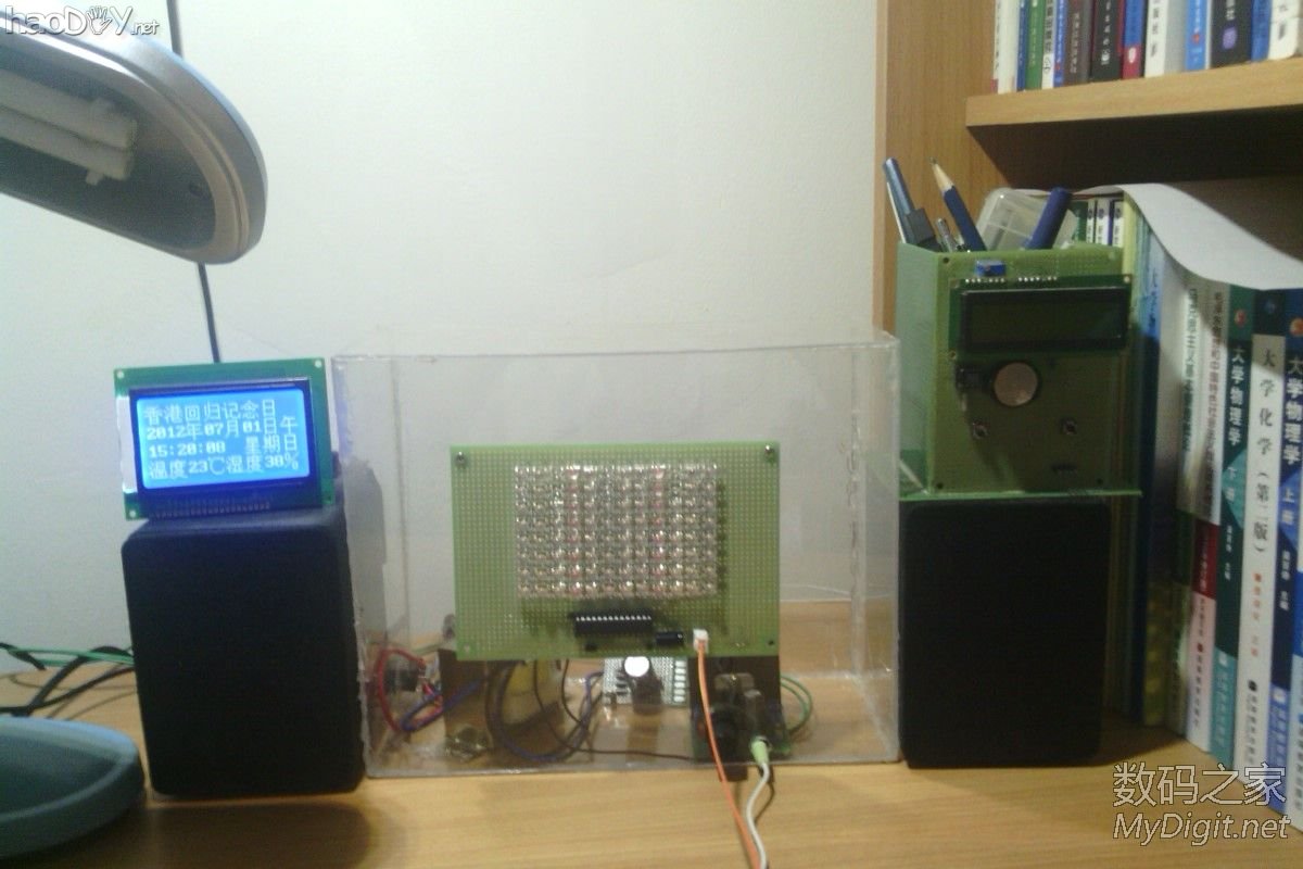 TDA7297+STC音乐频谱显示功放