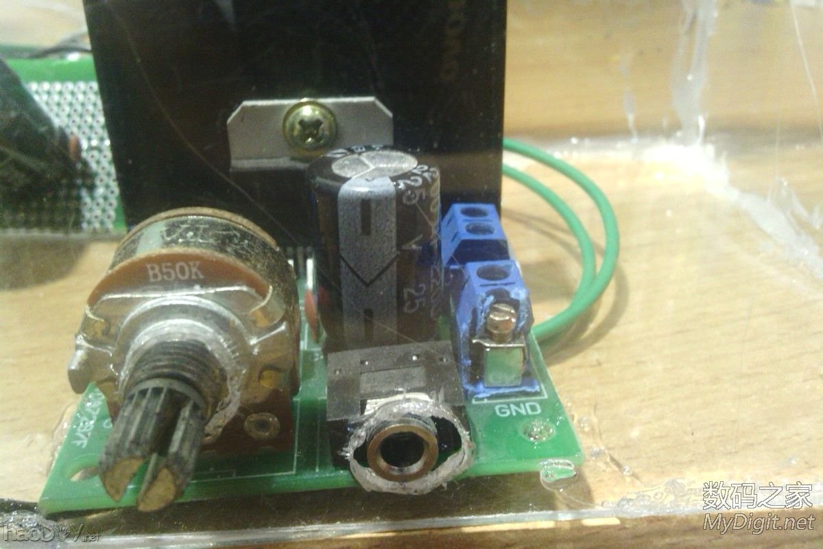 TDA7297+STC音乐频谱显示功放