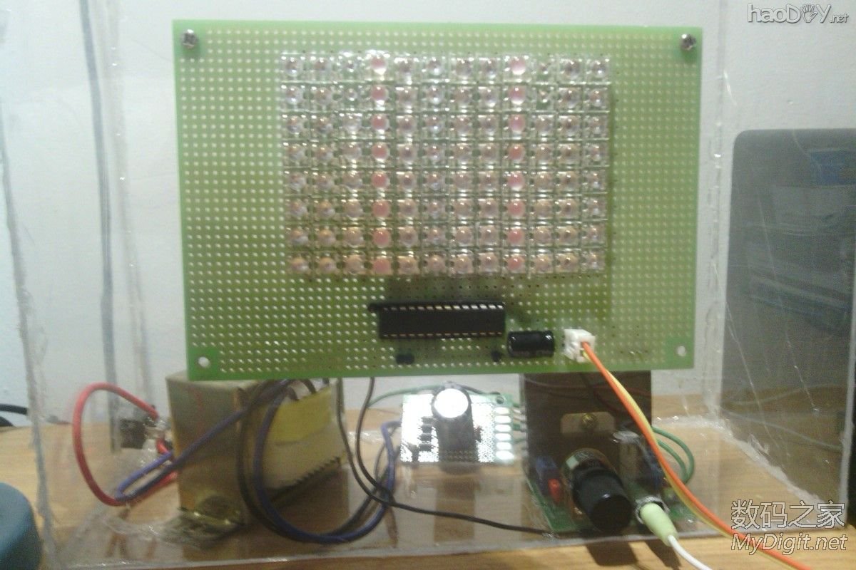 TDA7297+STC音乐频谱显示功放