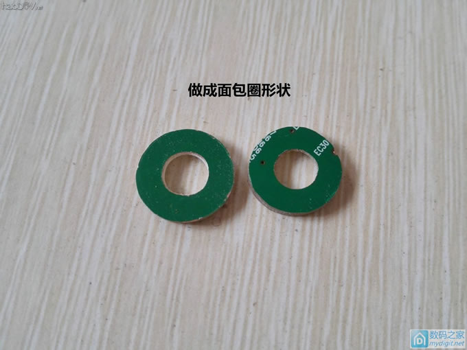 请输入描述 十五的月亮十六圆,我的电烙铁手柄终于也圆满了!废电路板再利用