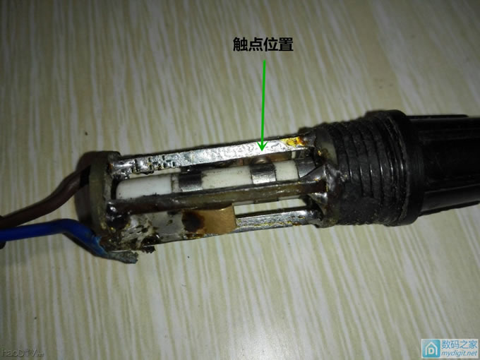 请输入描述 十五的月亮十六圆,我的电烙铁手柄终于也圆满了!废电路板再利用