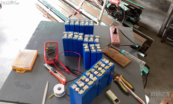 已串联好了一组 电动车改锂电(1)