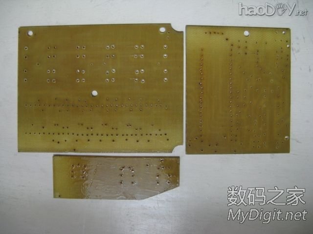 DIY数码管收音机,看全手工刀刻电路板过程 DIY数码管收音机,看全手工刀刻电路板过程