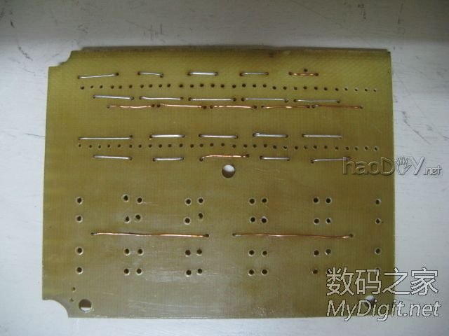 DIY数码管收音机,看全手工刀刻电路板过程