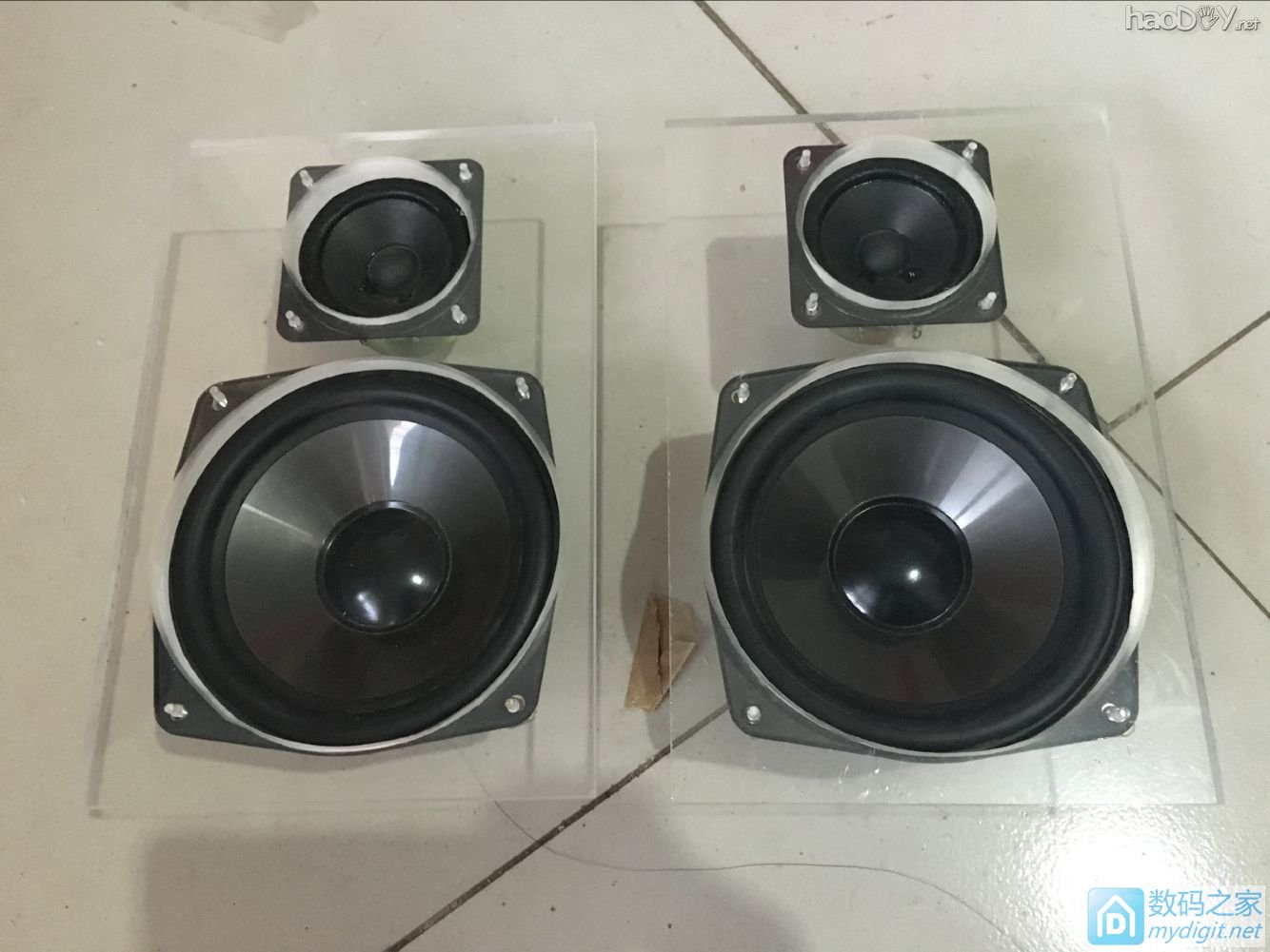 一直在潜水,发一个自己做的亚克力音响 一直在潜水,发一个自己做的亚克力音响