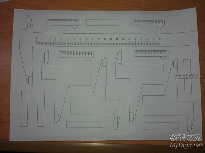 ”山寨中的山寨” 自己动手做游标卡尺 ”山寨中的山寨” 自己动手做游标卡尺