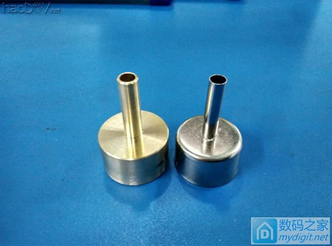 风枪也要土豪金!帮坛友造个高级黄铜热风枪喷嘴