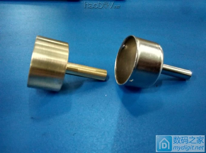 风枪也要土豪金!帮坛友造个高级黄铜热风枪喷嘴