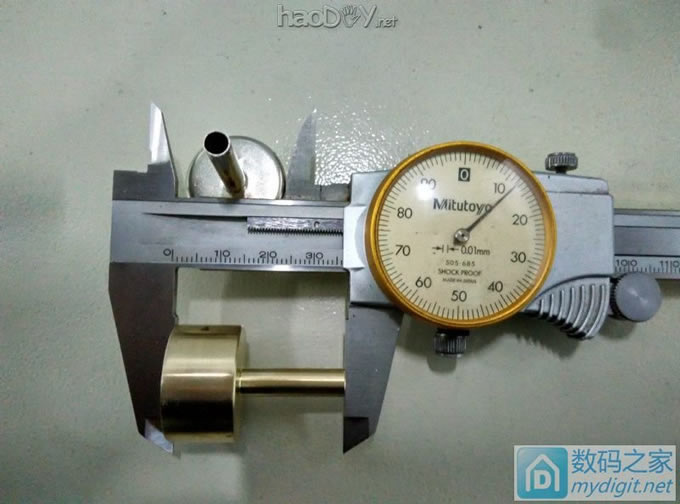 风枪也要土豪金!帮坛友造个高级黄铜热风枪喷嘴