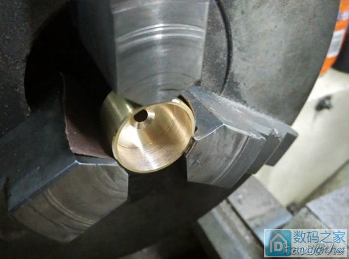 风枪也要土豪金!帮坛友造个高级黄铜热风枪喷嘴